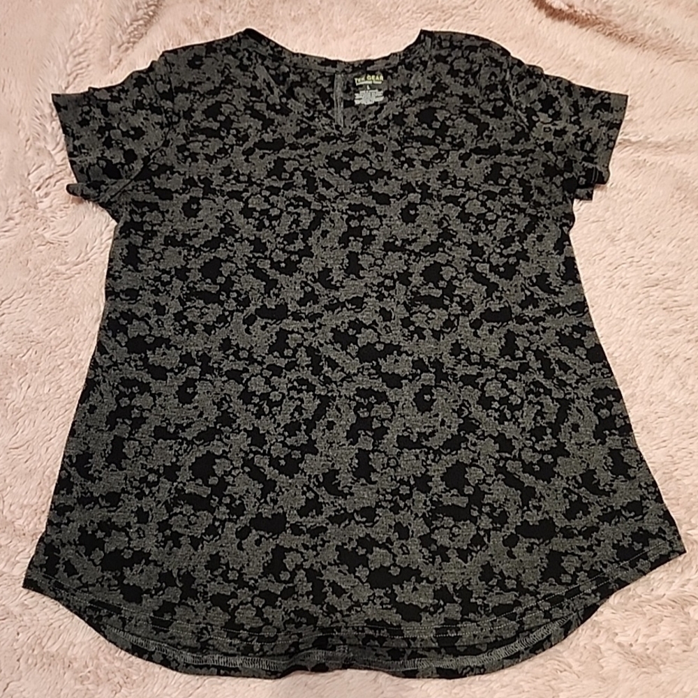 Womens Tek Gear Large Black Tee
